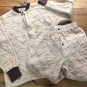 True Vintage Hanes Quilties Track Suit Set